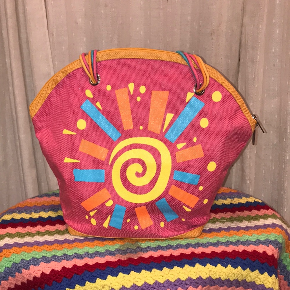 Vintage Beach Bag🌞☀️🌈